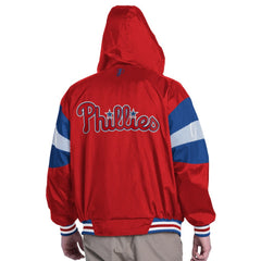 Philadelphia Phillies Pro Player Legacy Lightweight Full-Zip Hooded Jacket Red/Royal