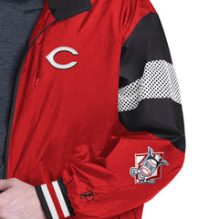 Cincinnati Reds Pro Player Legacy Lightweight Full-Zip Hooded Jacket Red/Black