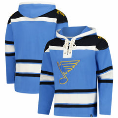 St. Louis Blues '47 Superior Lacer Hoodie Blue