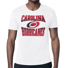 Carolina Hurricanes Starter Comic Style Team Graphic T-Shirt White