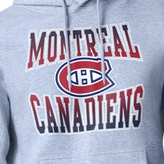Montreal Canadiens Starter Comic Style Team Graphic Hoodie Gray