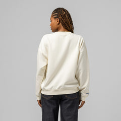 Los Angeles Dodgers Women's Premium Crewneck Sweatshirt Cream | Mitchell & Ness