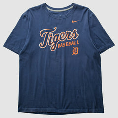 Detroit Tigers 2010s T-shirt Navy Vintage | Nike