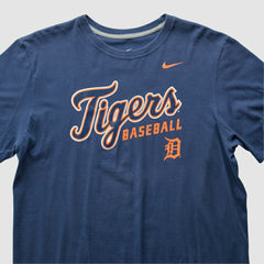 Detroit Tigers 2010s T-shirt Navy Vintage | Nike