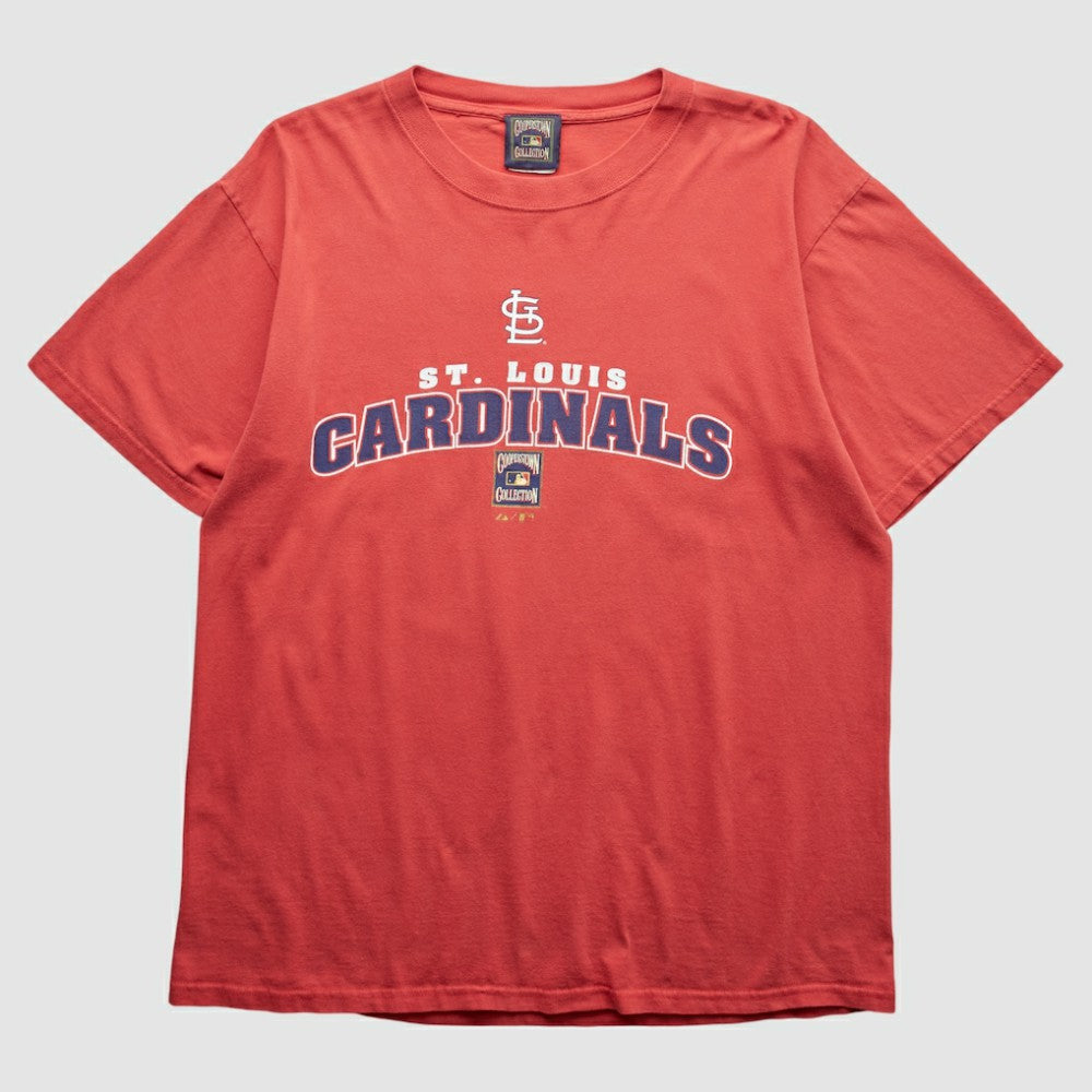 St. Louis Cardinals Majestic 2000s T-shirt Red Vintage