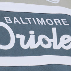 Baltimore Orioles Cooperstown Collection Thunderstorm Head Coach Hoodie Gray | Mitchell & Ness