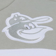 Baltimore Orioles Cooperstown Collection Thunderstorm Head Coach Hoodie Gray | Mitchell & Ness