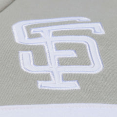 San Francisco Giants Cooperstown Collection Thunderstorm Head Coach Hoodie Gray | Mitchell & Ness