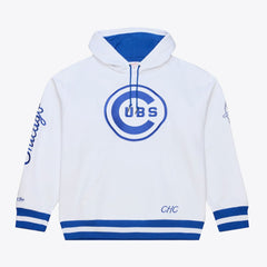 Chicago Cubs Cooperstown Collection Fleece Hoodie White | Mitchell & Ness