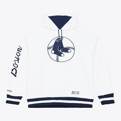 Boston Red Sox Cooperstown Collection Fleece Hoodie White | Mitchell & Ness