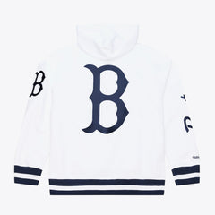 Boston Red Sox Cooperstown Collection Fleece Hoodie White | Mitchell & Ness