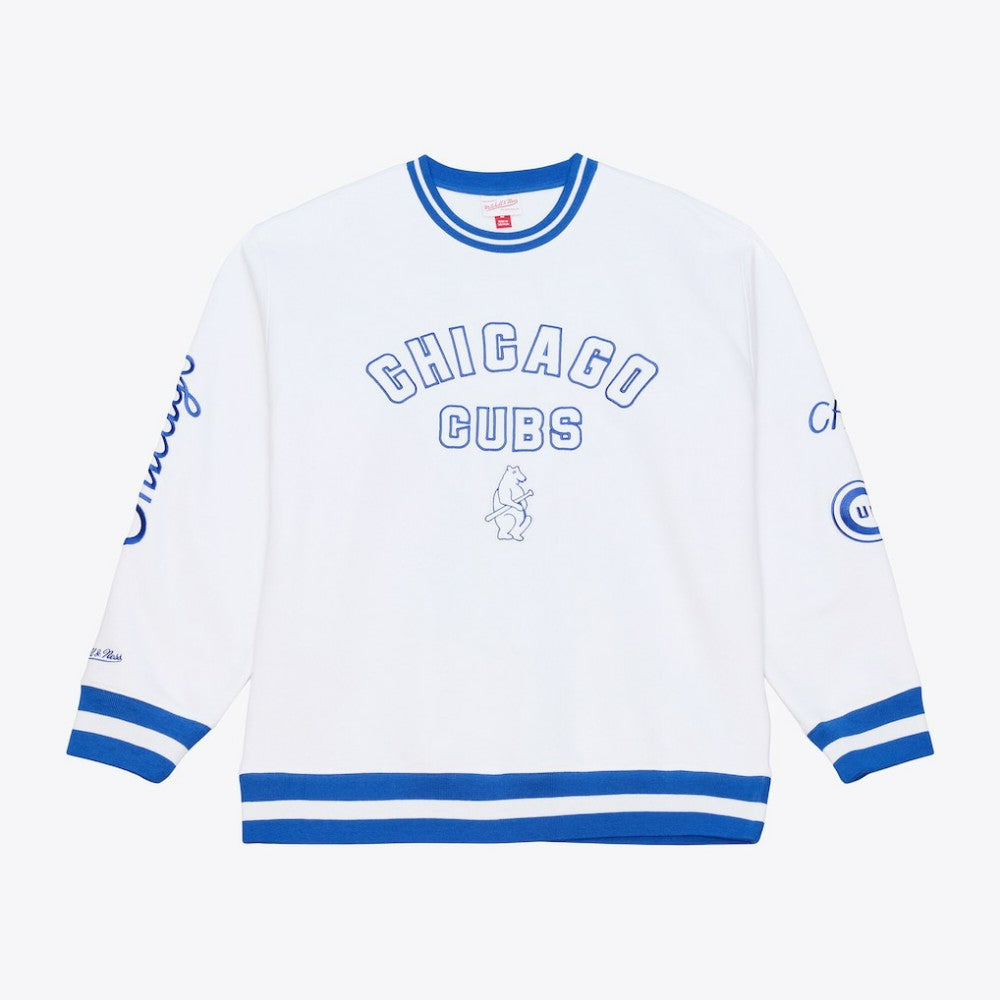 Chicago Cubs Arctic Fleece Sweatshirt White | Mitchell & Ness
