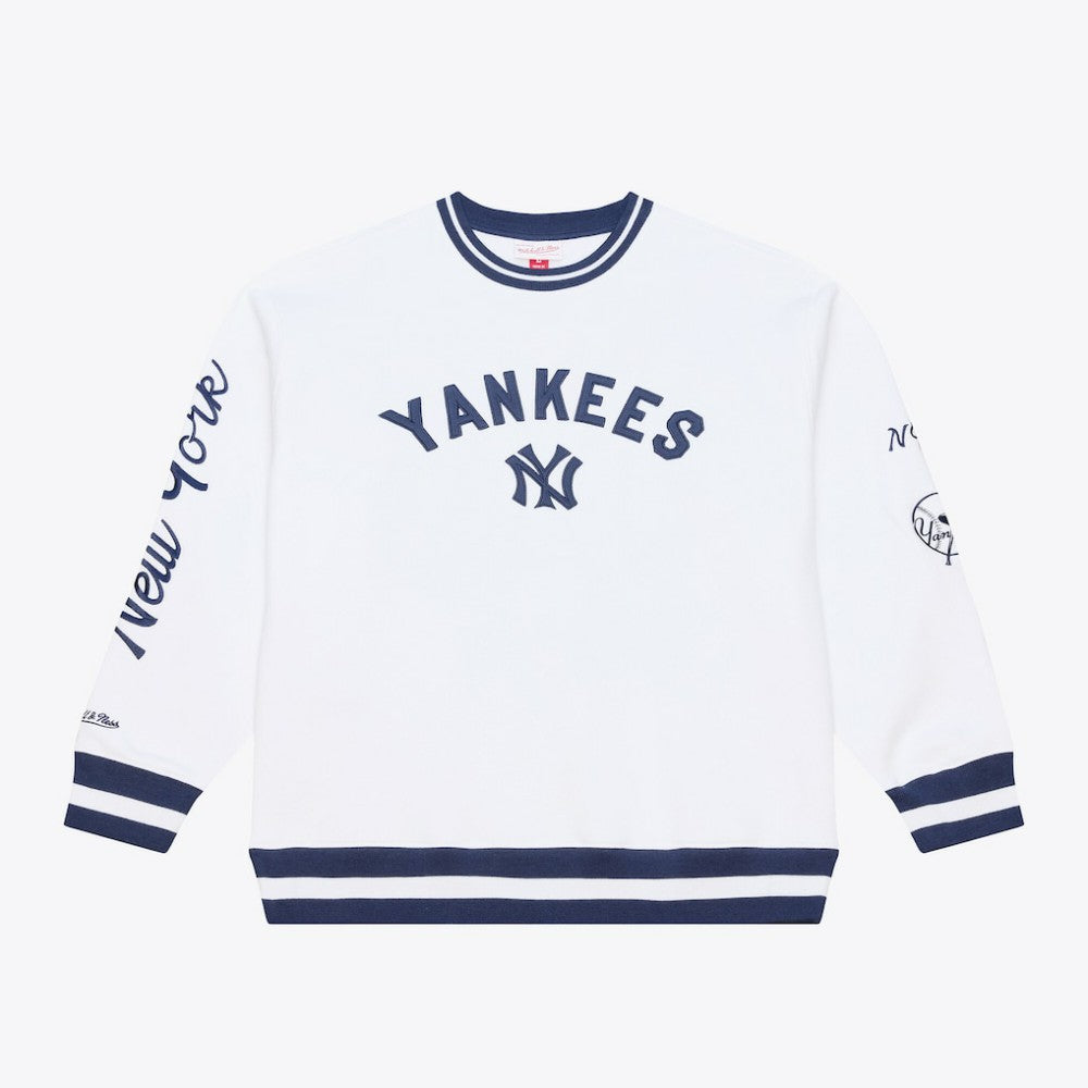 New York Yankees Arctic Fleece Sweatshirt White | Mitchell & Ness