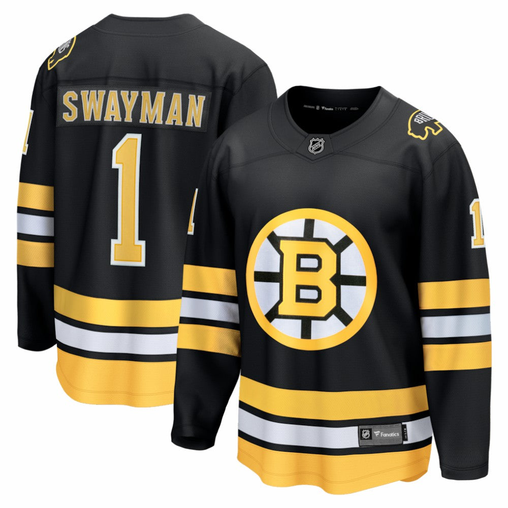 Jeremy Swayman Boston Bruins Fanatics Home Breakaway Jersey Black