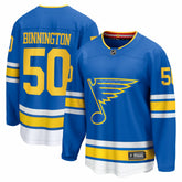 Jordan Binnington St. Louis Blues Fanatics Home Breakaway Jersey Blue