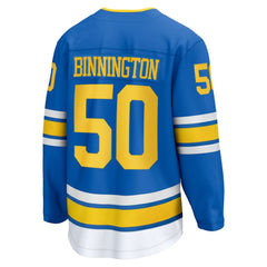 Jordan Binnington St. Louis Blues Fanatics Home Breakaway Jersey Blue