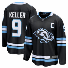 Clayton Keller Utah Mammoth Fanatics Home Breakaway Jersey Black