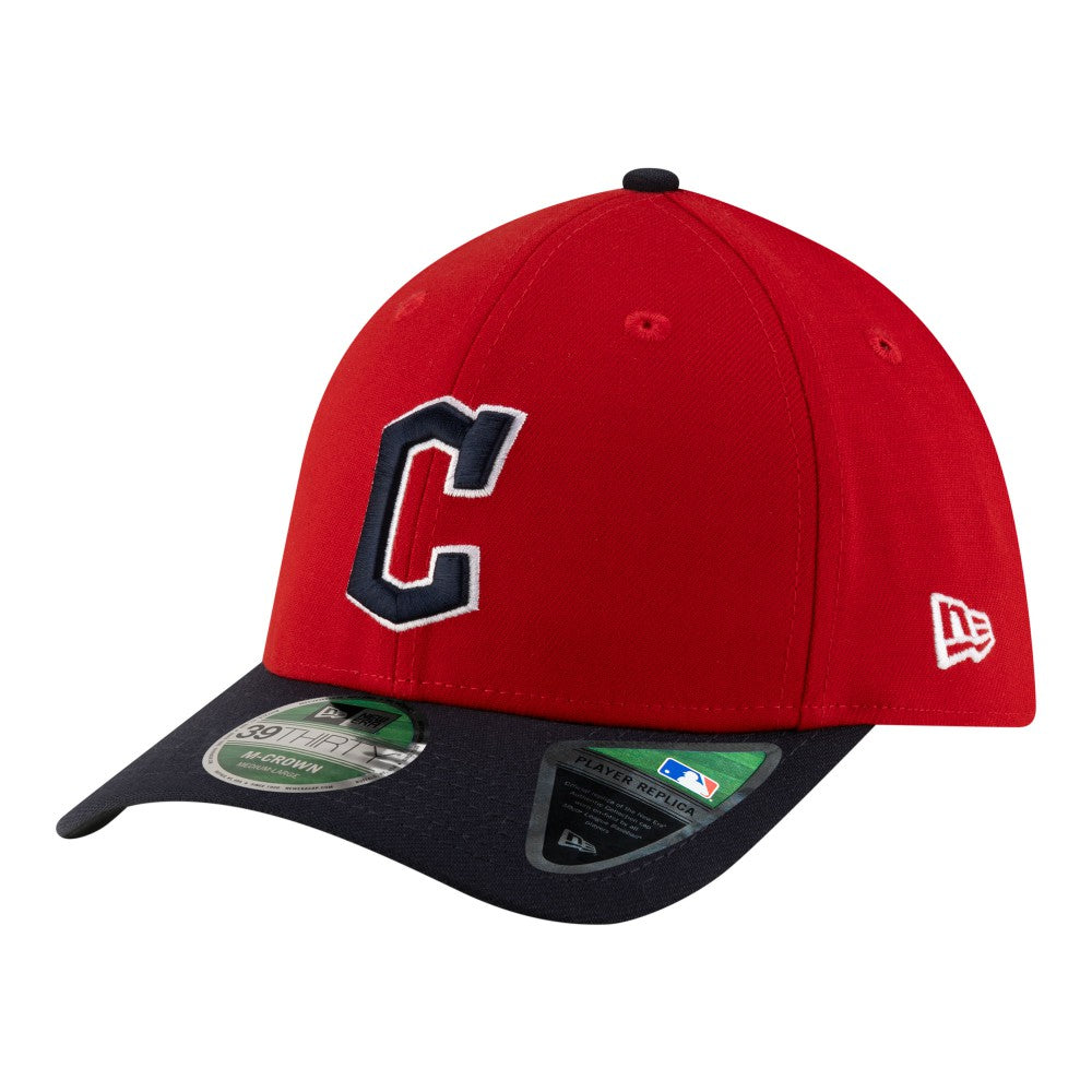 Cleveland Guardians Player Replica 39THIRTY M-Crown Flex Hat Red | New Era