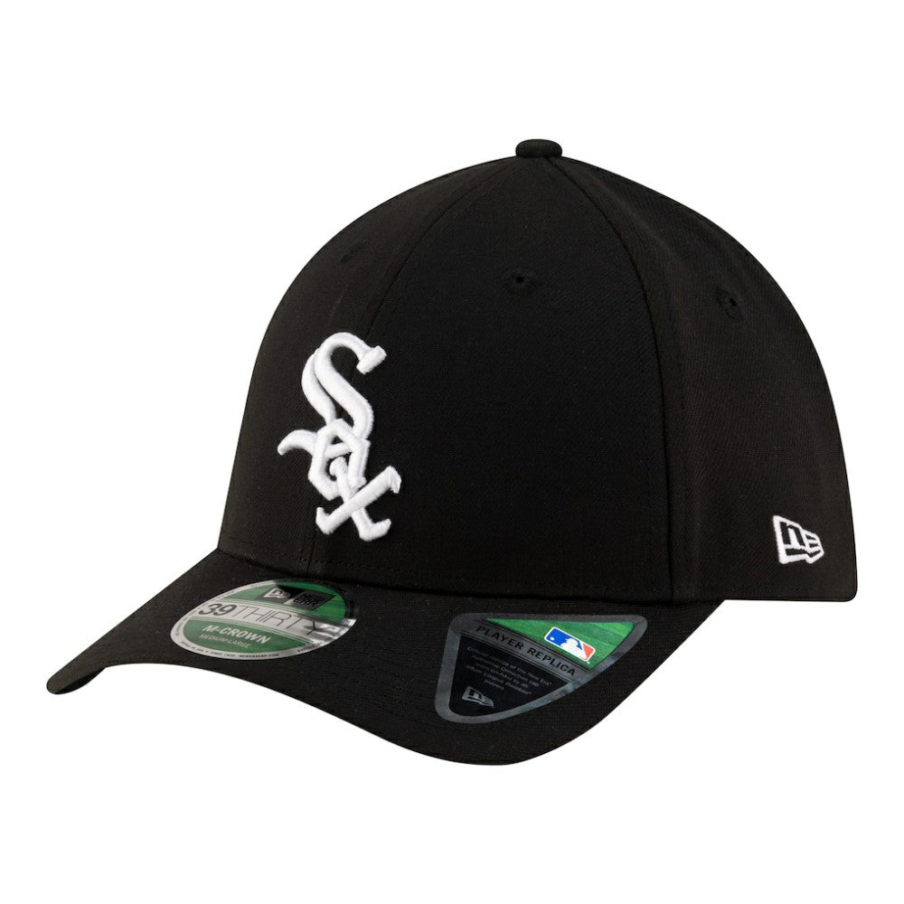 Chicago White Sox Player Replica 39THIRTY M-Crown Flex Hat Black | New Era