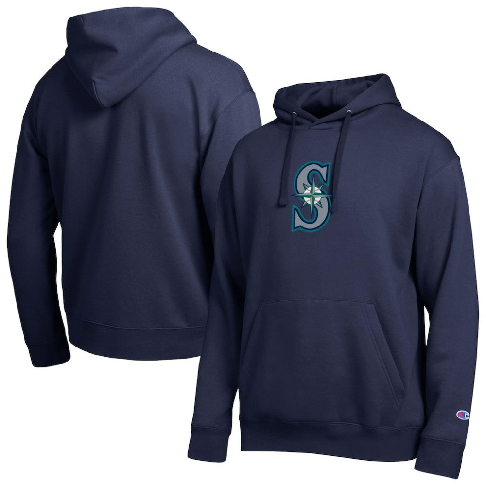 Seattle Mariners Champion All Star Embroidered Logo Hoodie Navy