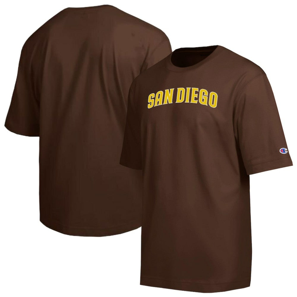 San Diego Padres Champion All Star Chenille Wordmark T-Shirt Brown