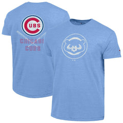 Chicago Cubs Champion Tri-Blend T-Shirt Light Blue