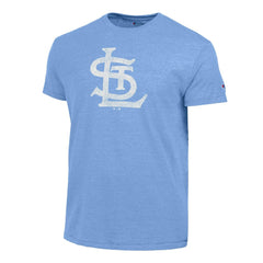 St. Louis Cardinals Champion Tri-Blend T-Shirt Heather Light Blue