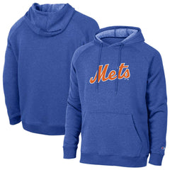 New York Mets Champion Triumph Tri-Blend Raglan Hoodie Royal