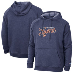 Detroit Tigers Champion Triumph Tri-Blend Raglan Hoodie Navy