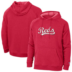 Cincinnati Reds Champion Triumph Tri-Blend Raglan Hoodie Red