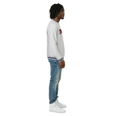 Atlanta Braves Champion Reverse Weave Sweatshirt Heather Gray