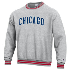 Chicago Cubs Champion Reverse Weave Sweatshirt Heather Gray