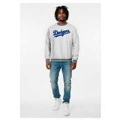 Los Angeles Dodgers Champion Reverse Weave Sweatshirt Heather Gray