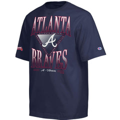 Atlanta Braves Champion Traditions Two Locations T-Shirt Navy