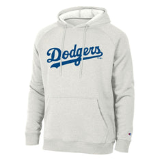 Los Angeles Dodgers Champion Triumph Tri-Blend Raglan Hoodie Heathered Core Ultra Light Grey