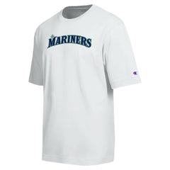 Seattle Mariners Champion All Star Arched Chenille Wordmark T-Shirt White