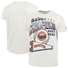 Houston Astros Champion Winning Tradition Cooperstown Tri-Blend T-Shirt White