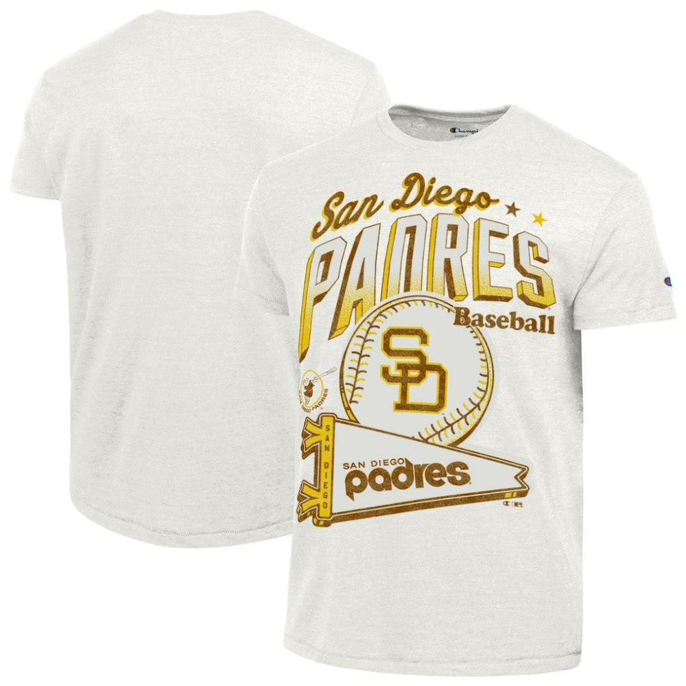 San Diego Padres Champion Winning Tradition Cooperstown Tri-Blend T-Shirt White