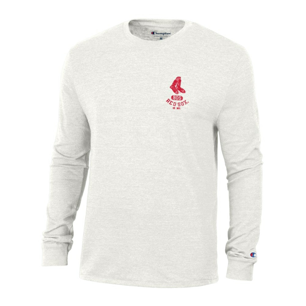 Boston Red Sox Champion Cooperstown Winning Tradition Tri-Blend Long Sleeve T-Shirt White