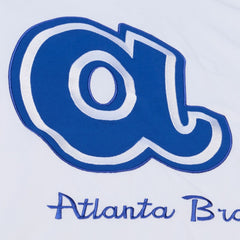 Atlanta Braves Cooperstown Collection Arctic T-Shirt White | Mitchell & Ness