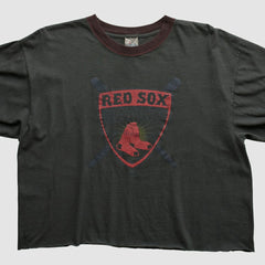 Boston Red Sox Majestic 2000s T-shirt Charcoal Vintage