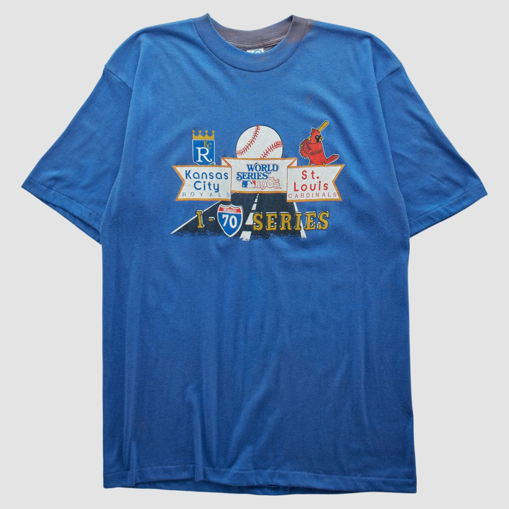 World Series Artex 1985 T-shirt Blue Vintage