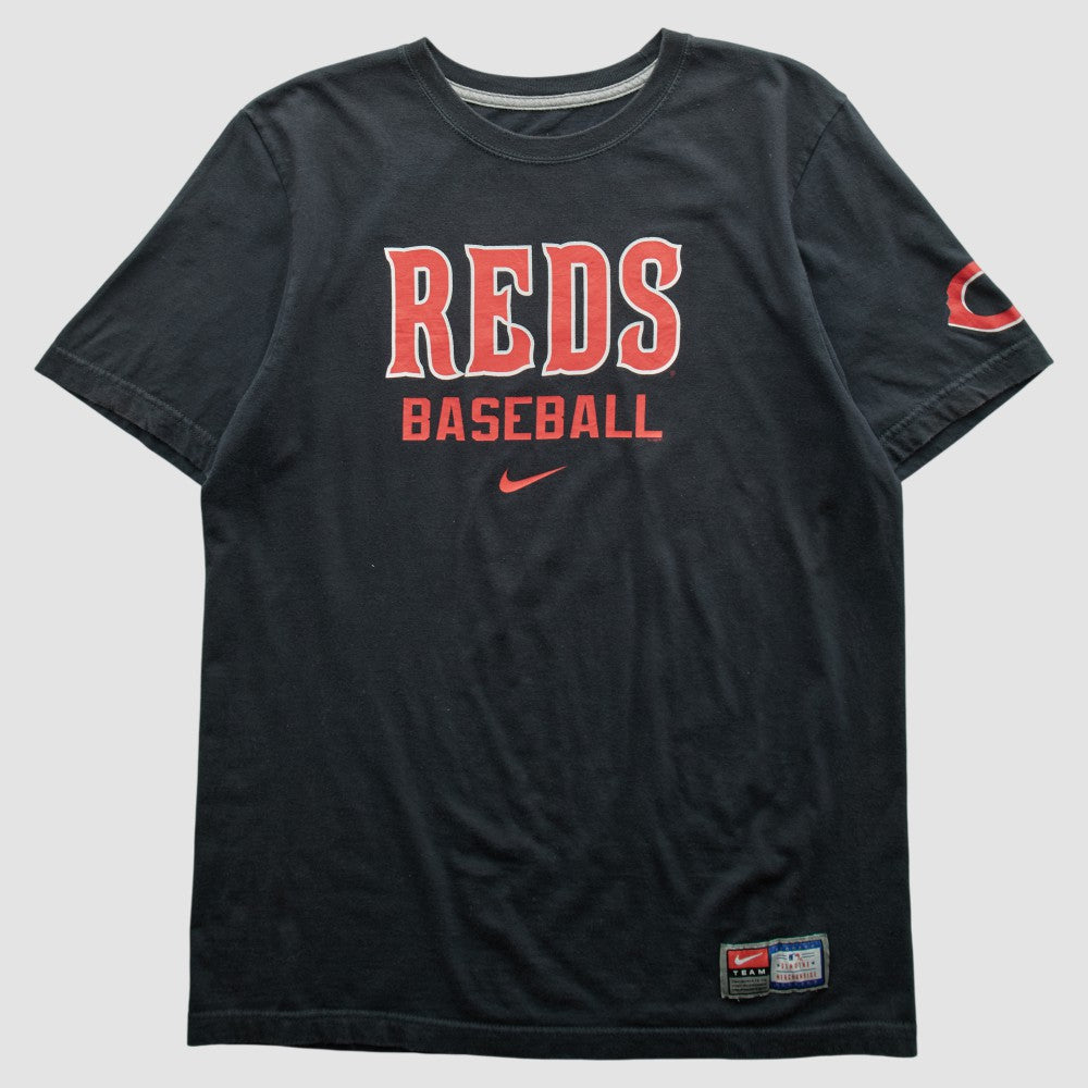 Cincinnati Reds 2010s T-shirt Black Vintage | Nike