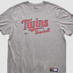 Minnesota Twins 2010s T-shirt Heather Gray Vintage | Nike