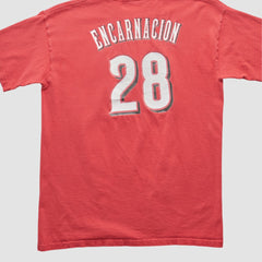 Cincinnati Reds Majestic 2000s T-shirt Red Vintage
