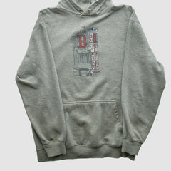 Boston Red Sox 2013 Hooded Pullover Sweatshirt Heather Gray Vintage