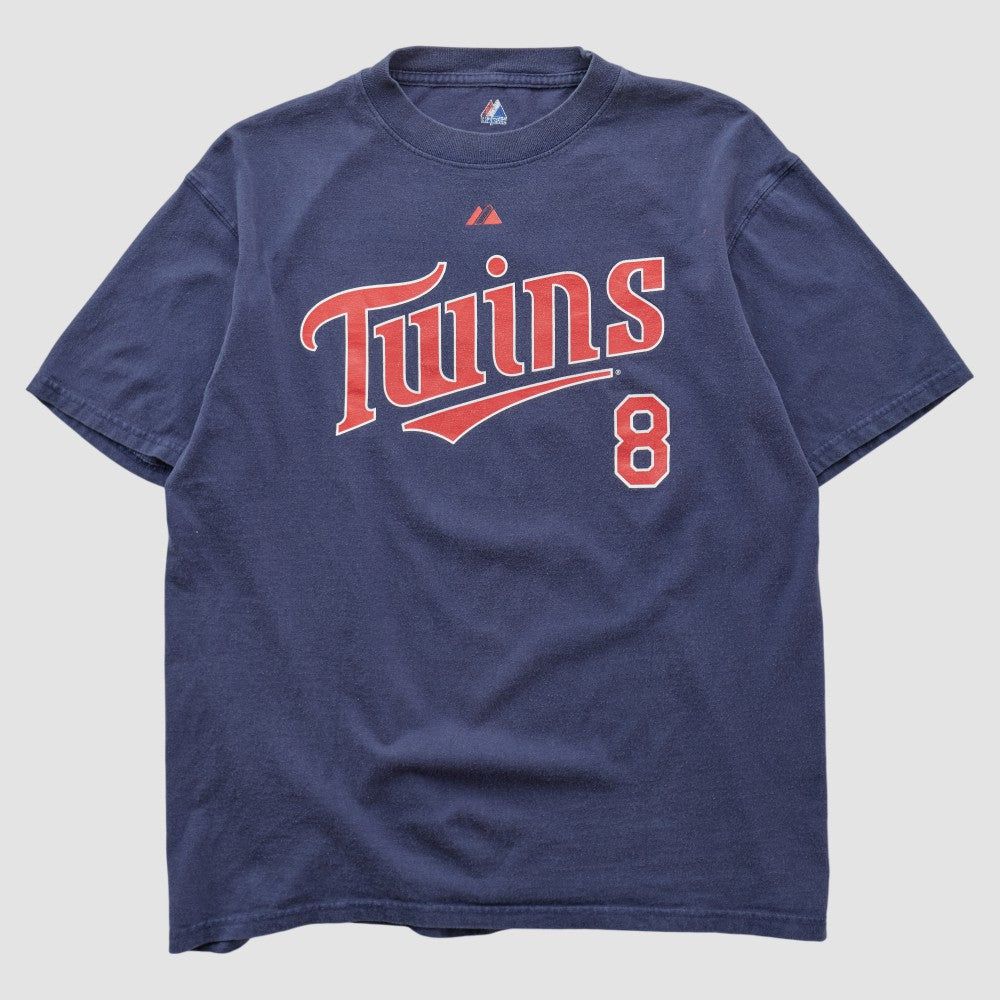 Minnesota Twins Majestic 2000s T-shirt Navy Vintage