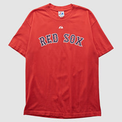 Boston Red Sox Majestic 2010 T-shirt Red Vintage