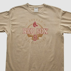 Boston Red Sox Genuine Merchandise 2000s T-shirt Tan Vintage