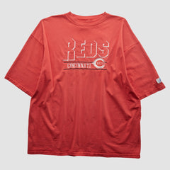 Cincinnati Reds Logo Athletic 90s T-shirt Red Vintage